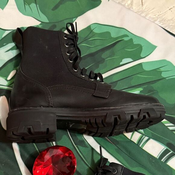 Rag & Bone Black Lace-Up Boots main image 15